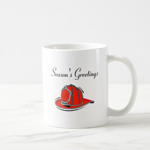 Joyeuses Fêtes de pompier Tasses À Café