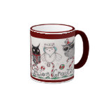 Joyeuses Fêtes des hiboux - tasse