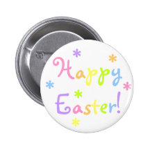 Joyeuses Pâques ! Badge Avec Épingle