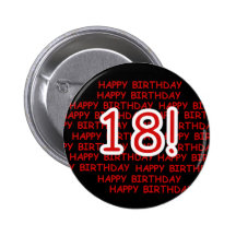 Joyeux anniversaire 18 badges