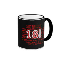 Joyeux anniversaire 18 mug à café