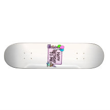 Joyeux anniversaire à moi fille planches à roulettes