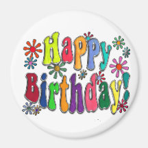 Joyeux anniversaire aimant