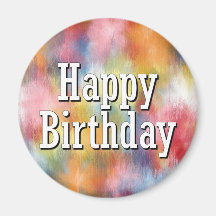 Joyeux anniversaire aimants