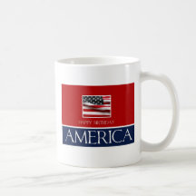 Joyeux anniversaire Amérique Tasse