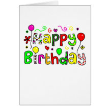 Joyeux anniversaire carte