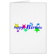 Joyeux anniversaire carte de vœux