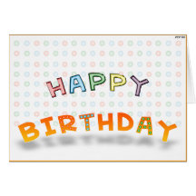 Joyeux anniversaire cartes