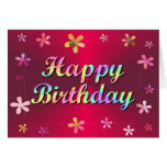 Joyeux anniversaire cartes de vœux