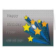 Joyeux anniversaire de tous les nous cartes