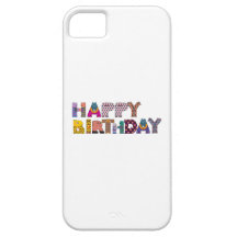 Joyeux anniversaire étuis iPhone 5