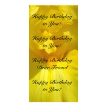 Joyeux anniversaire ! Fleur d'iris de cartes photo Carte Avec Photo