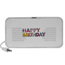 Joyeux anniversaire haut-parleurs portables