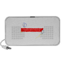Joyeux anniversaire haut-parleur ordinateur portable