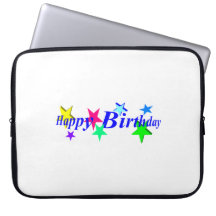 Joyeux anniversaire housses ordinateur