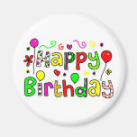Joyeux anniversaire magnets