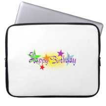 Joyeux anniversaire housses pour  ordinateur portable