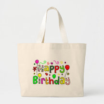 Joyeux anniversaire sacs