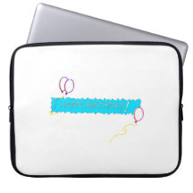 Joyeux anniversaire trousse ordinateur