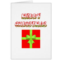 Joyeux cadeau de Noël Cartes