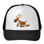 Joyeux chapeau de camionneur d'orignaux de bande d casquettes