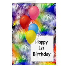 Joyeux ęr anniversaire carte de vœux
