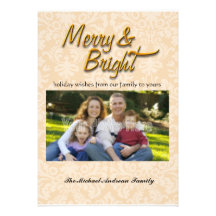 Joyeux et lumineux carte photo de vacances - class invitation personnalisable