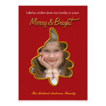 Joyeux et lumineux carte photo de vacances invitation