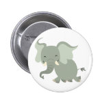 Joyeux insigne mignon de bouton d'éléphant de band badges publicitaires