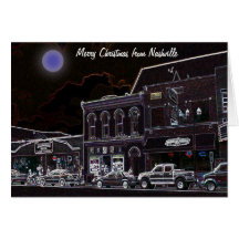 Joyeux Noël de Nashville Cartes