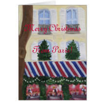 Joyeux Noël de Paris Carte De Vœux