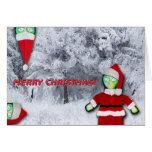 Joyeux Noël des aliens ! Carte De Vœux