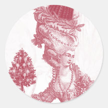 Joyeux Noel (fard à joues) Autocollant Rond