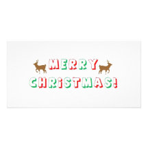 JOYEUX NOËL PHOTOCARTE PERSONNALISÉE