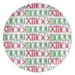 Joyeux plat vert 2 de X'mas Assiettes