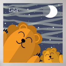 Joyful lions affiche
