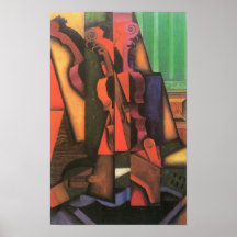 Juan Gris - violon et guitare Posters