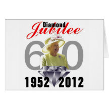 Jubilé de diamant 1952-2012 carte de vœux