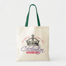 Jubilé de diamant britannique - souvenir royal sacs fourre-tout