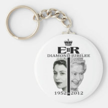 Jubilé de diamant de la Reine Keychain Porte-clefs