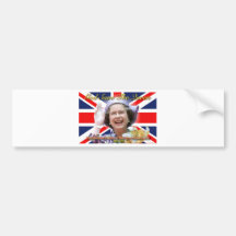 Jubilé de diamant de S.M. la Reine Elizabeth II Adhésifs Pour Voiture