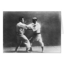 Judo de Judoka Jigoro Kano Kyuzo Mifue de Japonais Carte De Vœux