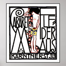 Jugendstil - affiche de Nouveau d'art : Cabaret Fl
