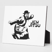 Juif Jitsu Impression Sur Plaque