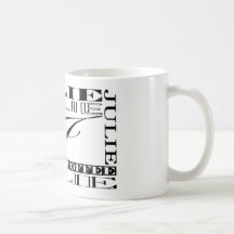JULIE - tasse de café faite sur commande