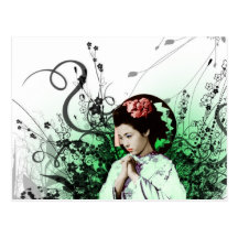 Julzips - geisha cartes postales