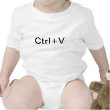 Jumeaux copie et pâte CTRL+C CTRL+V triplets de ch T-shirt