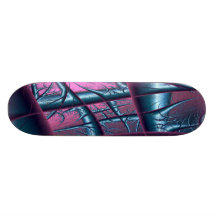 Jungle concrète planches à roulettes customisées