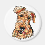 Juste Airedale Terrier Magnets