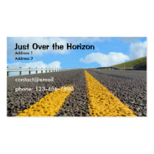 Juste au-dessus de l'horizon cartes de visite professionnelles